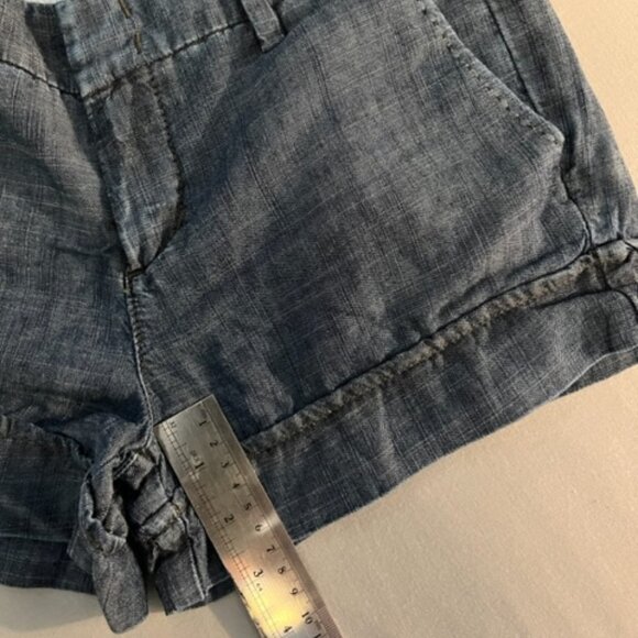 Level99 Tencel/Linen Short in Denim Blue Size 25   *LIKE NEW* - Picture 6 of 7